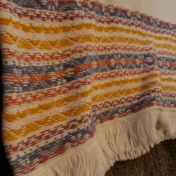 NWOT!! Madewell Fringed Jacquered Sweater Size S - Picture 9 of 10